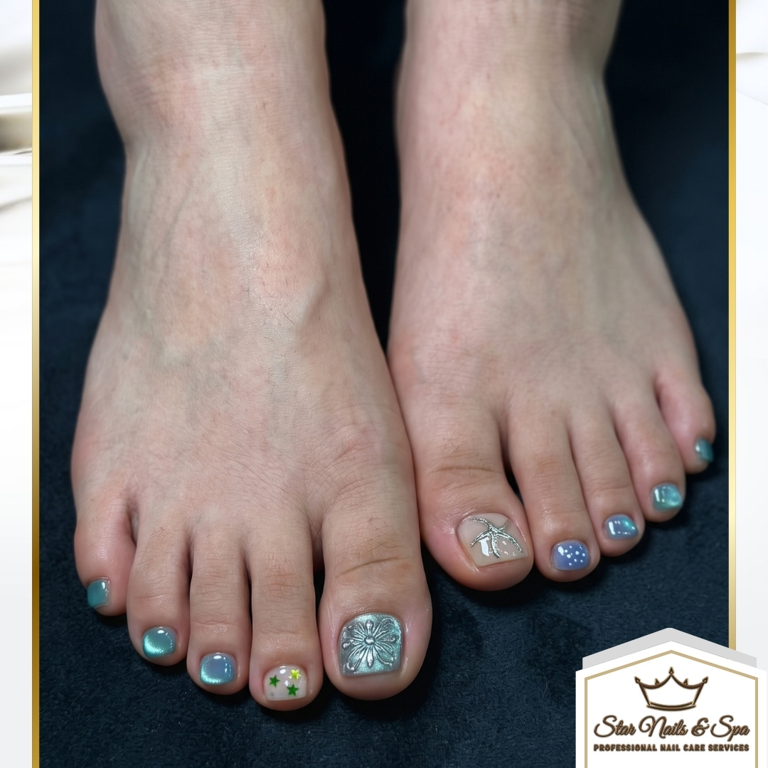 Star Nails Design July 10